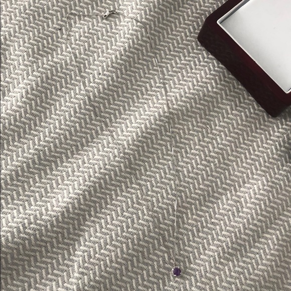 Diamond-crusted Amethyst necklace. - Picture 5 of 6